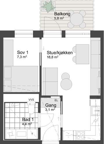 Plantegning 1
